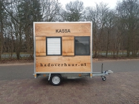 Kassawagen 2 Persoons hout structuur